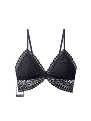 Áo lót nữ bralette ren họa tiết croptop cánh tiên BOM SISTER BR2916