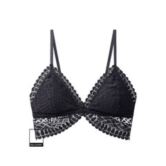 Áo lót nữ bralette ren họa tiết croptop cánh tiên BOM SISTER BR2916