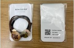 Quà tặng thun cột tóc Scrunchies họa tiết dễ thương QT0008