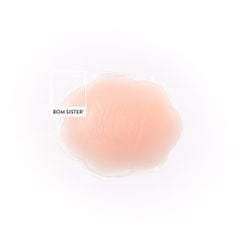 Cặp dán nhũ silicon keo hình hoa nhỏ dùng nhiều lần màu da BOM SISTER D014