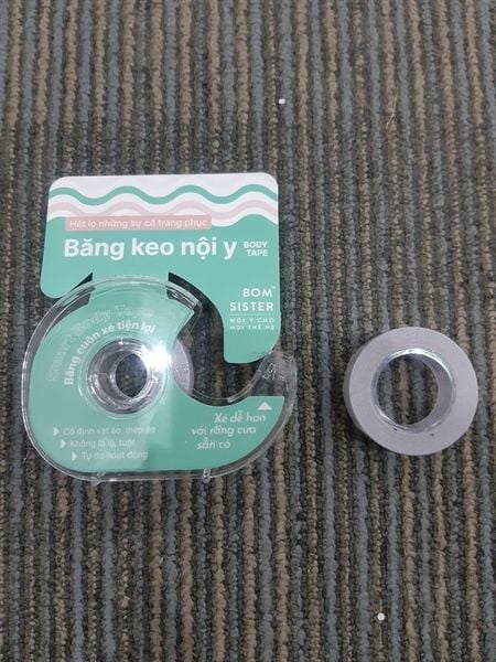 Băng keo hai mặt trong suốt cố định áo lót và quần áo BOM SISTER PK0424
