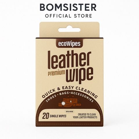Khăn ướt lau đồ da tiện lợi, giầy của bạn sẽ sáng bóng mọi nơi bạn đi - BOMSISTER W22