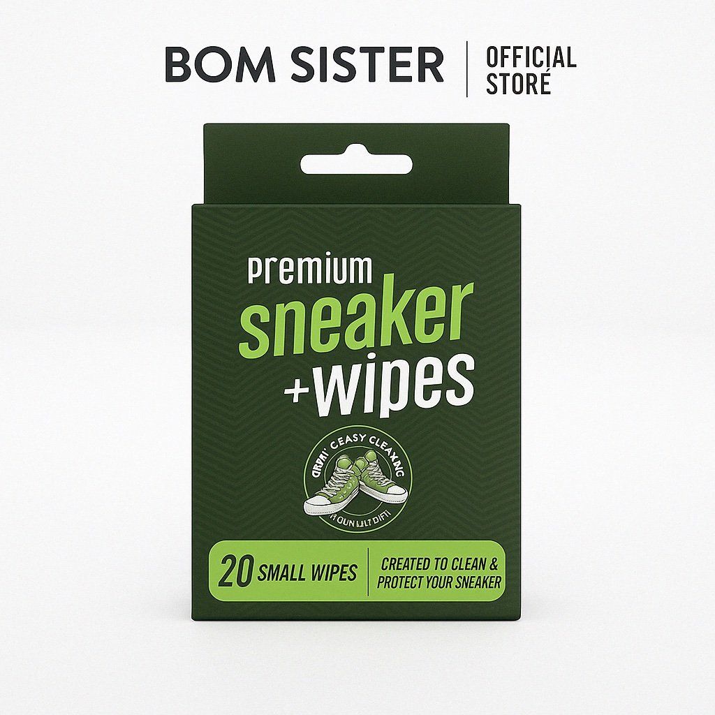 Khăn ướt lau giày, lau giày sạch bong, lau giày nhanh tiện lợi, lau giày mọi nơi mọi lúc Sneaker Wipe - EcoWipe W21