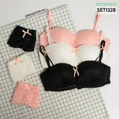 Set không gọng ren hoa