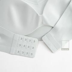 Áo ngực quây mút mỏng không dây su đúc màu trơn viền silicon chống tuột mút tháo rời MU5004