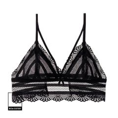 Áo bra ren chữ V dây chéo ngực không gọng siêu gợi cảm BR140