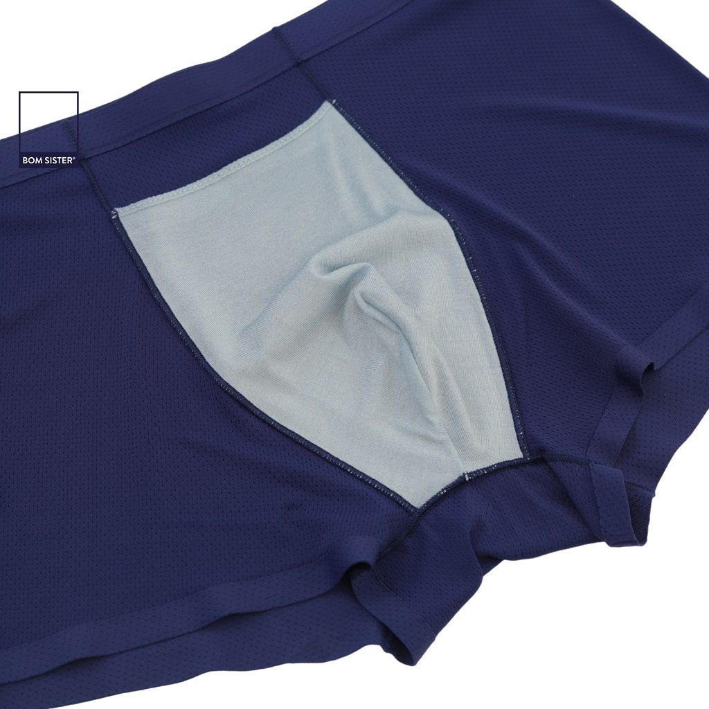 Quần đùi lót nam boxer chất su thông hơi BOM SISTER QN410