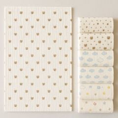 Khăn Vải Muslin Họa Tiết Gấu – Dịu Nhẹ Cho Làn Da Nhạy Cảm - Munii Z2082