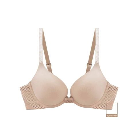 Áo lót Lucie nữ có gọng thiết kế ren hoa trang trí lạ mắt BOM SISTER LC2933