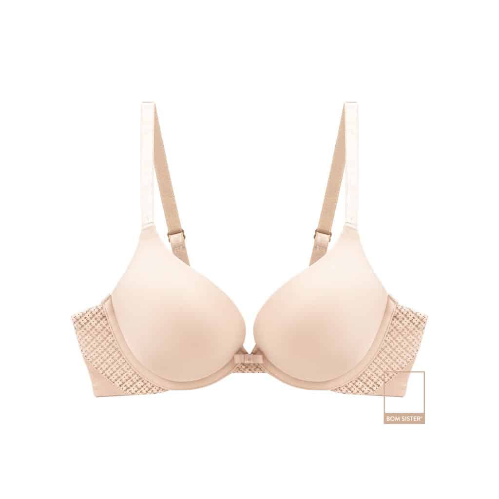 Áo lót Lucie nữ có gọng thiết kế ren hoa trang trí lạ mắt BOM SISTER LC2933