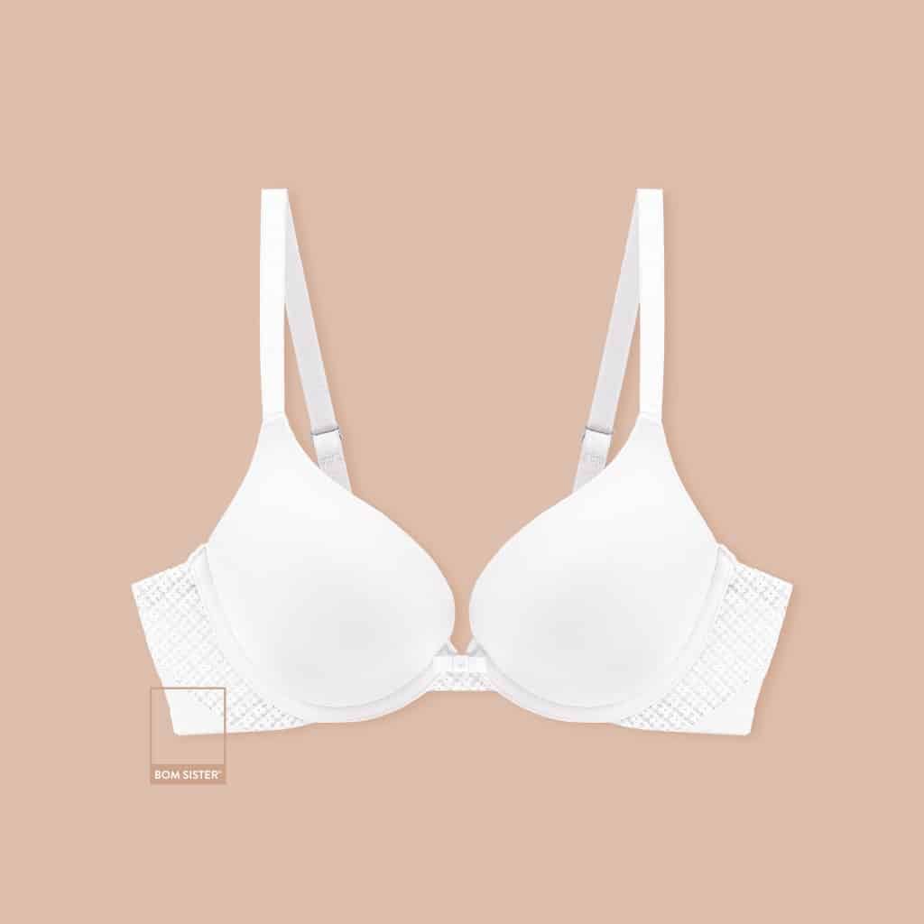 Áo lót Lucie nữ có gọng thiết kế ren hoa trang trí lạ mắt BOM SISTER LC2933