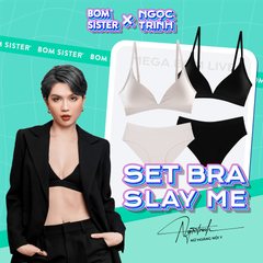 BOM Sister x Ngọc Trinh - Bộ đồ lót nữ phong cách thể thao cá tính BOM Sister MB2709