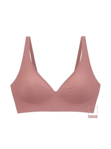 Áo lót Munii mút mỏng su không gọng thoải mái màu trơn dây áo liền MU0320