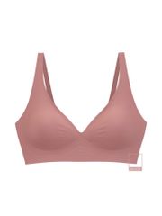 Áo lót Munii mút mỏng su không gọng thoải mái màu trơn dây áo liền MU0320