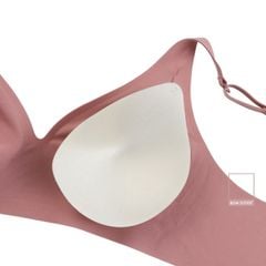 Áo lót Munii mút mỏng su không gọng thoải mái màu trơn dây áo liền MU0320