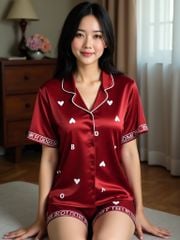 Đồ ngủ, đồ mặc nhà, vải lụa dể thương đầy phong cách BOMSister x Munii MN2024