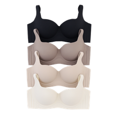 Áo lót chỉnh dáng, mặc áo dài su không gọng dây may liền BOM Sister MU2506