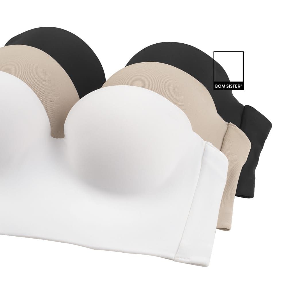 Áo lót Munii mút mỏng croptop, cup ngang, gọng dẻo, màu trơn, lưng viền silicon chống tuột BOM SISTER MU26010