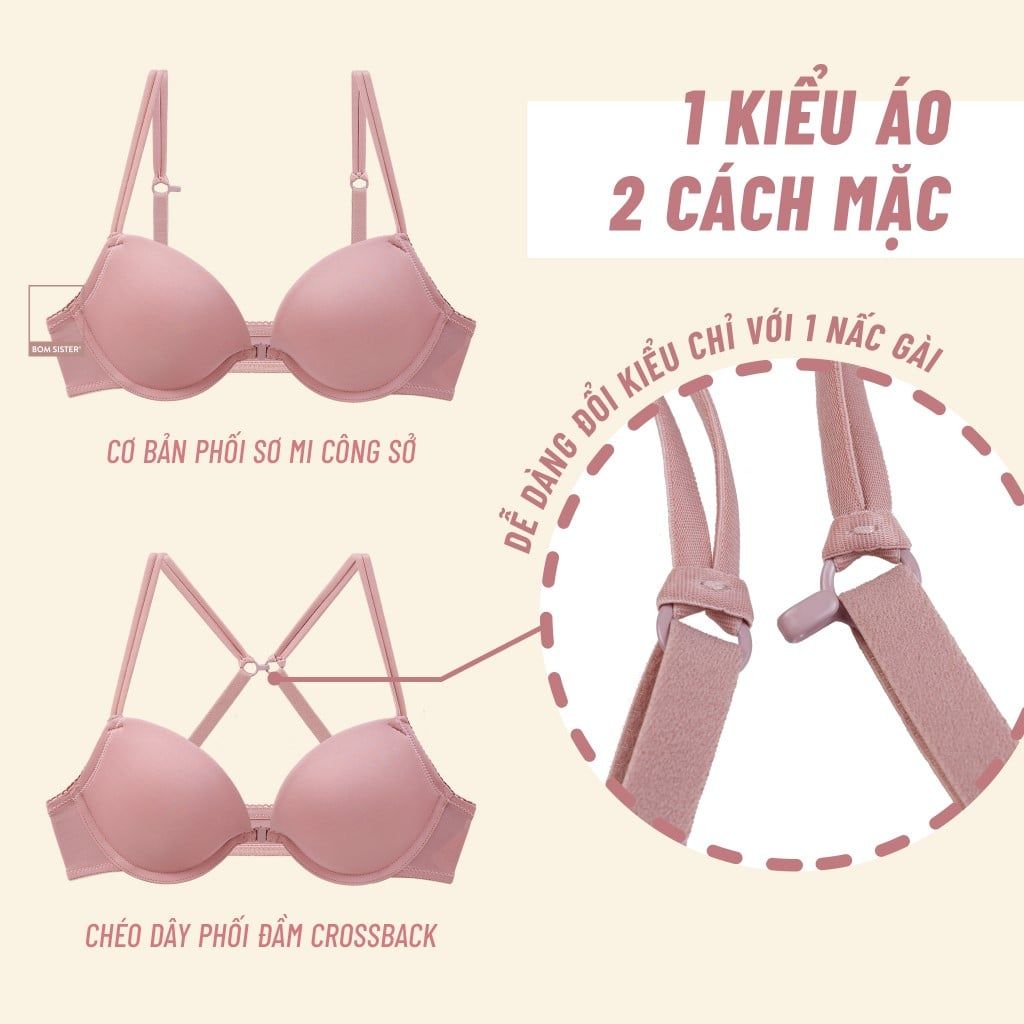 Áo lót Munii có gọng cài trước mút nâng ngực MU3004