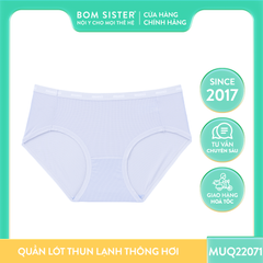 Quần lót nữ Munii chất liệu thun mềm mại, thông thoáng, thấm hút mồ hôi tinh tế tạo dáng hoàn hảo BOM SISTER MUQ22071