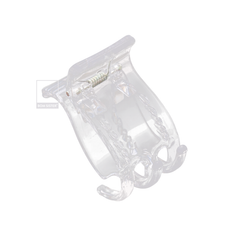 Phụ kiện kẹp tóc càng cua đơn giản tiện dụng màu trong suốt hot trend PK2050