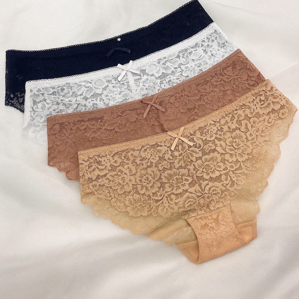 Quần lót ren quyến rũ - Dáng xinh – Ren mềm – Nữ tính ngọt ngào BOMSISTER Q051