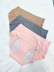 Quần lót nguyện san vải su, có lớp lót to dán bánh che phủ được hết, phù hợp cho ngày đó, nên có 3 cái cho 3 ngày Q25012