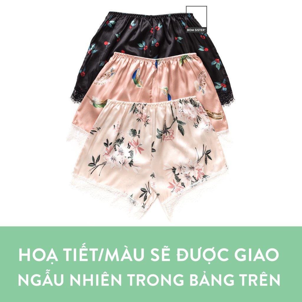 Quần ngủ Satin HT chân ren