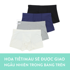 Quần đùi lót nam boxer chất su thông hơi BOM SISTER QN410