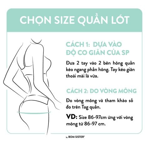Quần lót nữ chất su màu trơn cắt viền lượn sóng không đường may đáy hai lớp BOM SISTER MUQ2202