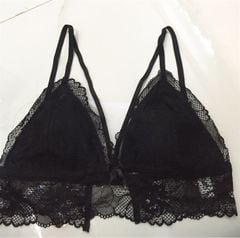 Áo bra ren chữ V dây chéo ngực không gọng siêu gợi cảm BR140