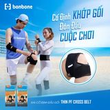  Đai cố định đầu gối Bonbone Thin PF Cross Belt bảo vệ gối - 2 Size 