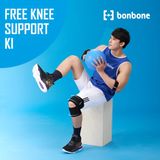  Đai hỗ trợ cố định đầu gối Bonbone Free Knee Supporter KL - 1 Size 