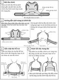  Đai chống gù lưng Bonbone Pita Sapo Posture nắn lưng thẳng - 4 Size 