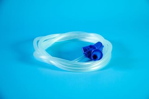  Phụ kiện dây nối dẫn khí máy xông khí dung 2 đầu bọc PVC tương thích mọi máy - Dài 150cm 