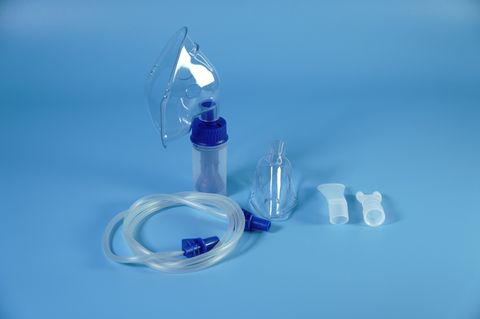  Bộ phụ kiện máy xông khí dung NEBPRO gồm Bầu xông + dây dẫn khí + 2 mặt nạ + dây đeo + ống ngậm + ống xông 