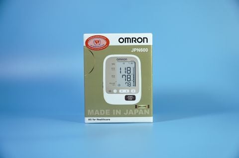  Máy đo huyết áp Omron JPN600 bắp tay Nhật bản sản xuất công nghệ thông minh 