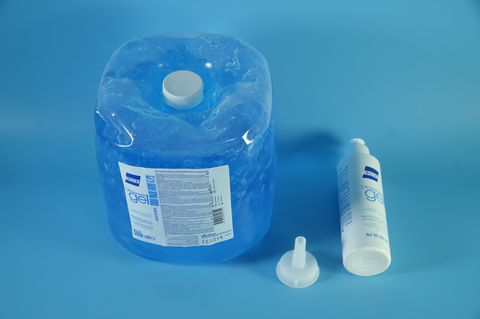  Gel siêu âm KONIX TURKUAZ cho máy siêu âm thai - Chai 1 lít & can 5 lít xanh trắng 
