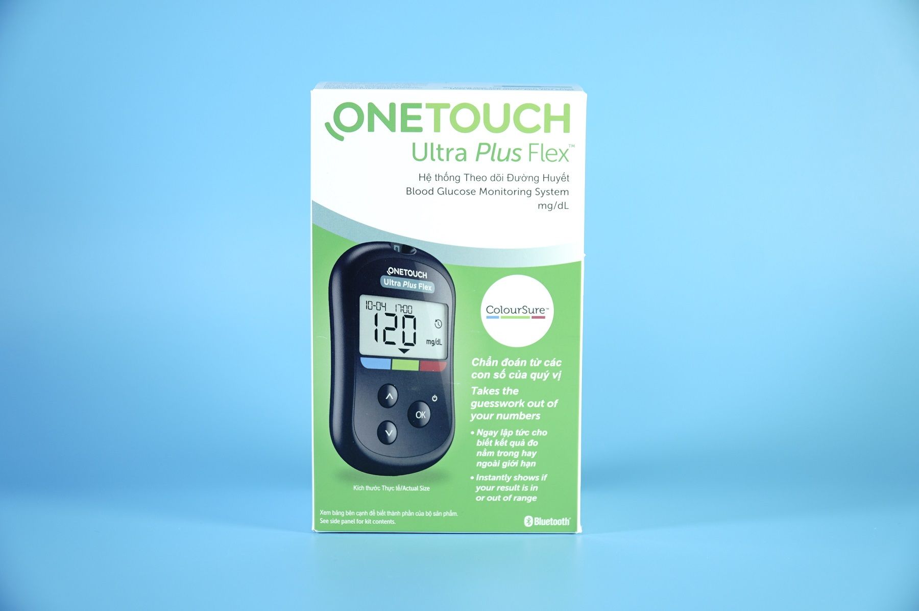  Máy đo đường huyết Lifescan Onetouch Ultra Plus + bút + 10 kim lấy máu 
