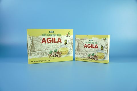  Hộp nước tinh chất cốt gừng mật ong Agila đặc sản - Hộp 10 & 22 gói 