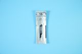  Hộp 100 lưỡi dao mổ số 15 Doctor RIBBEL ẤN ĐỘ lưỡi thẳng, bản nhỏ, đầu mũi bầu trung - Hàng đẹp 
