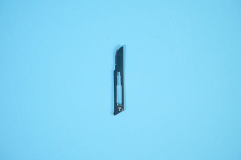  Lưỡi dao mổ số 15 Doctor RIBBEL ẤN ĐỘ lưỡi thẳng, bản nhỏ, đầu mũi bầu trung - Hàng đẹp 