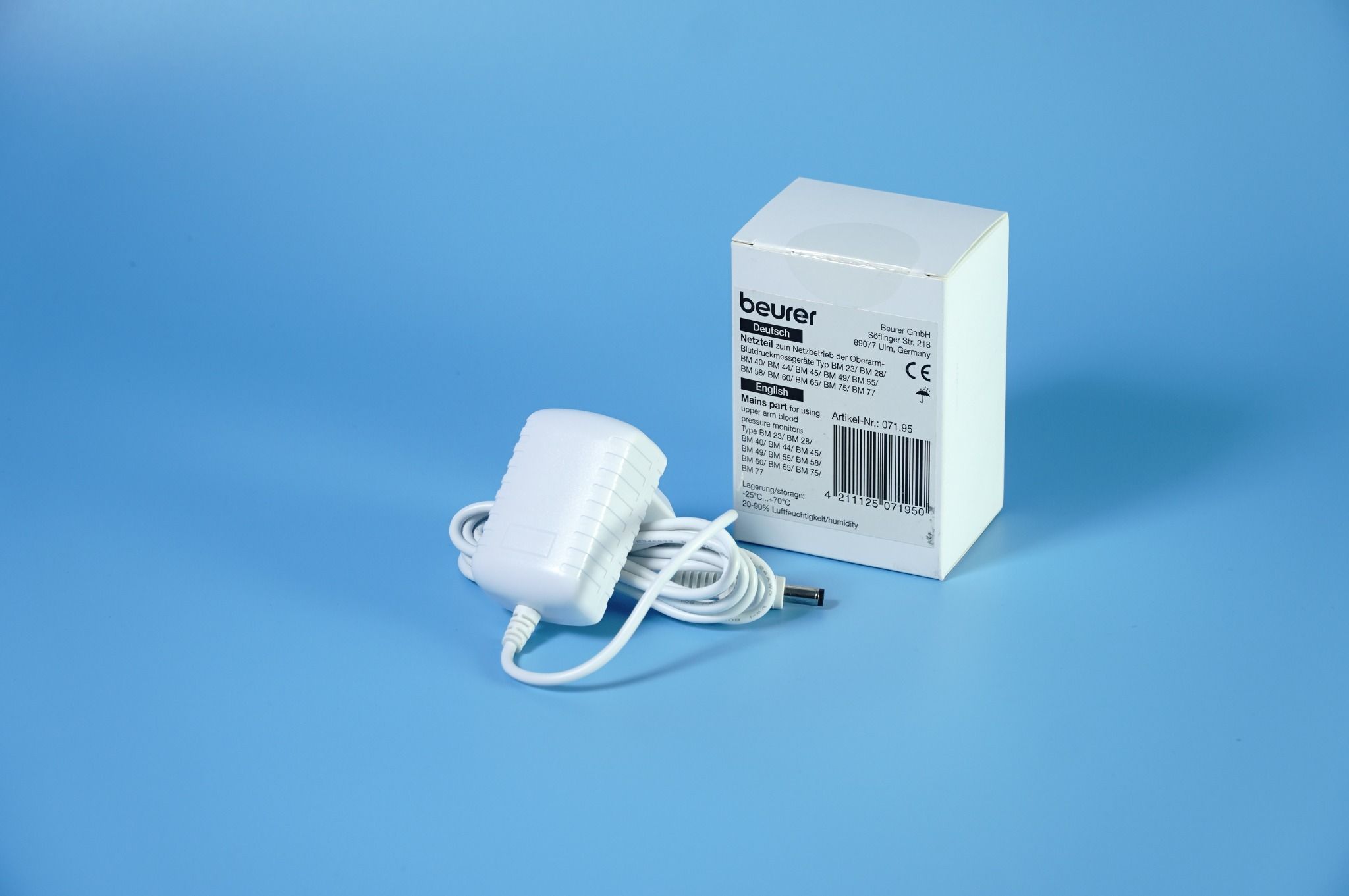  Củ sạc máy đo huyết áp BEURER - Bộ chuyển đổi điện áp máy đo huyết áp Beurer 