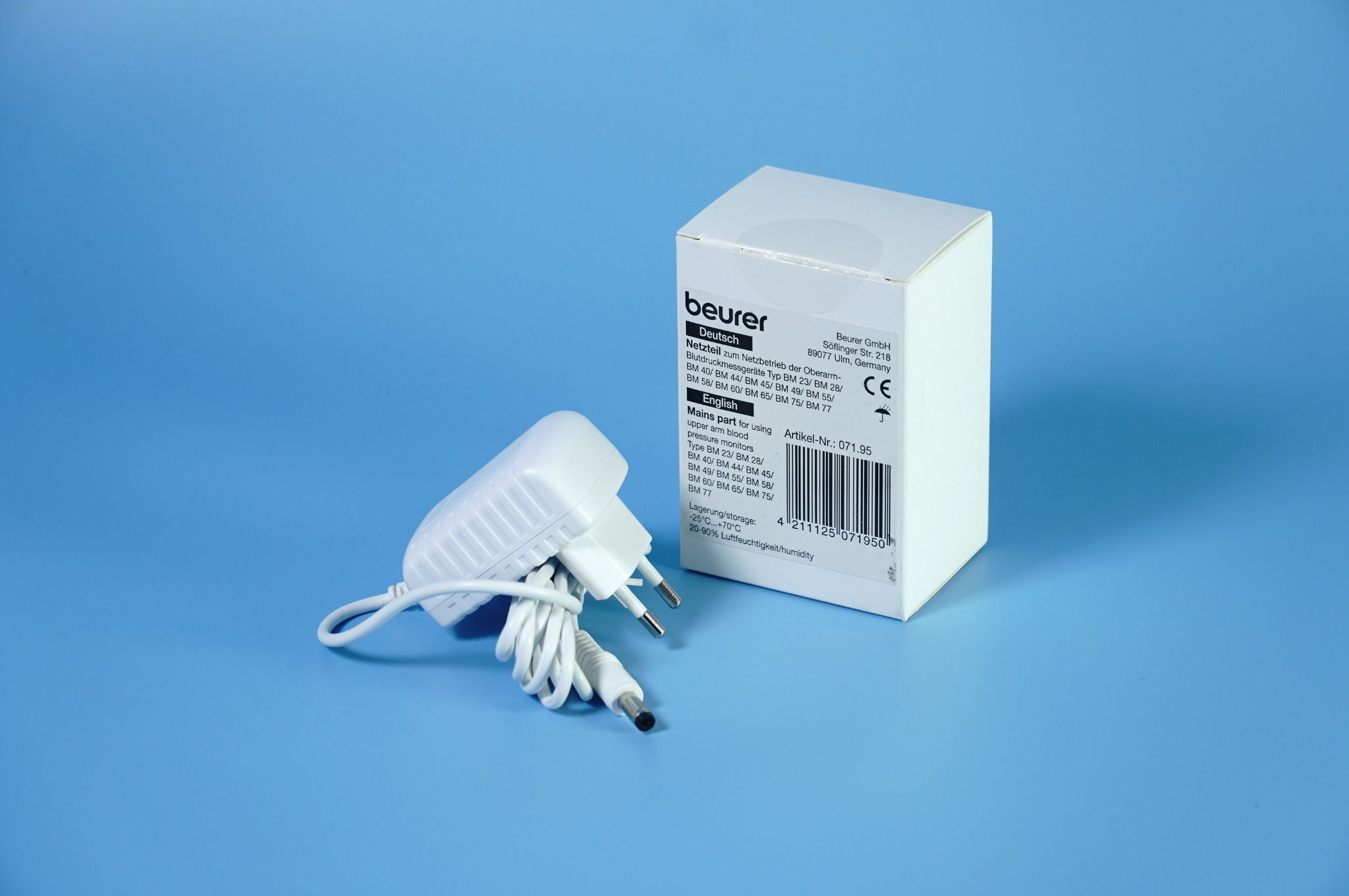  Củ sạc máy đo huyết áp BEURER - Bộ chuyển đổi điện áp máy đo huyết áp Beurer 