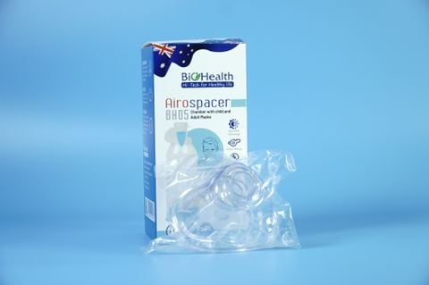  Buồng đệm khí dung BIOHEALTH BH05 xịt hen suyển van 2 chiều 