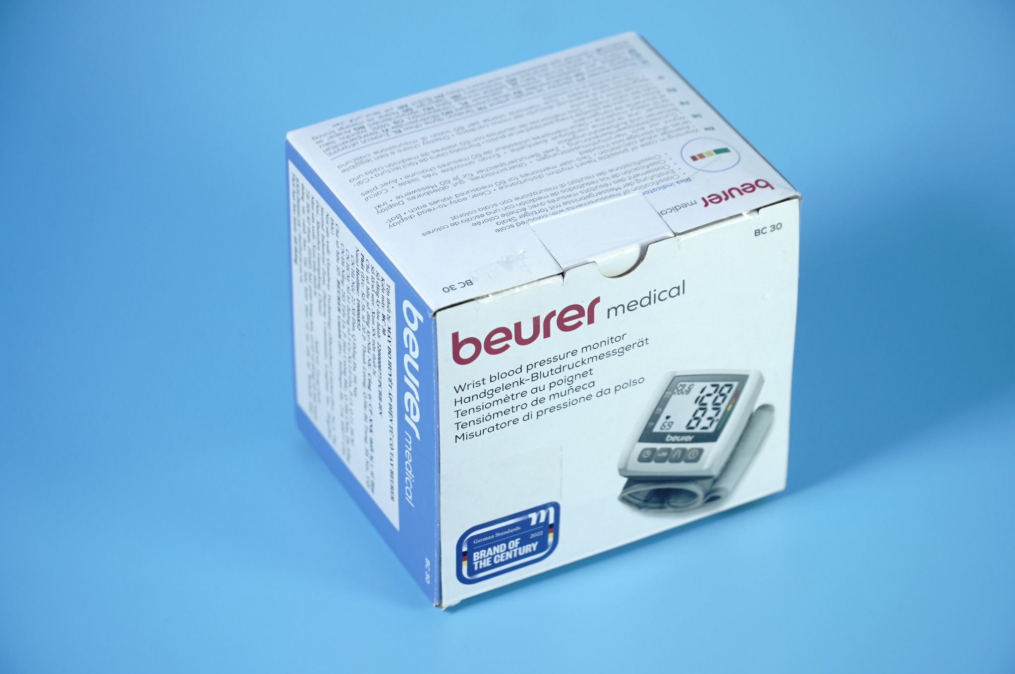  Máy đo huyết áp cổ tay BEURER BC30 nhỏ gọn, thông minh, chính xác tự động 