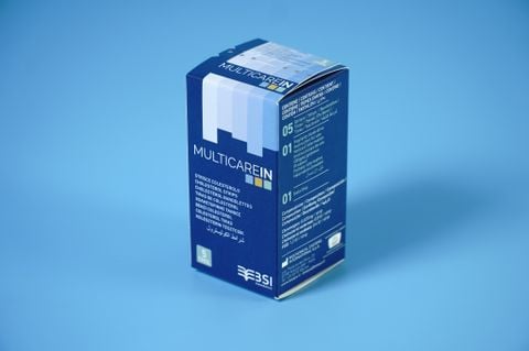  Hộp 5 que thử mỡ máu Cholesterol - Multicarein Cholesterol Strips 05 cho máy Multicarein 