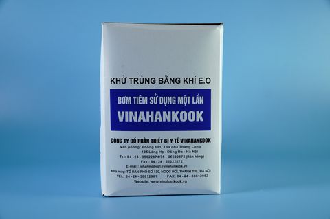  Hộp 25 bơm tiêm 50cc VINAHANKOOK bơm tiêm xilanh 50ml y tế vô trùng - Nhiều cỡ 