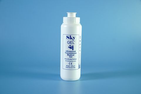  Vỏ chai đựng gel siêu âm mềm Sky Gel và Sonomed Gel - Màu trắng mềm 