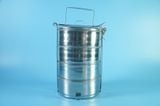  Cặp lồng đựng cơm inox bệnh nhân cà men giữ nhiệt y tế RMD, hộp cơm bệnh viện - Có quai 3 & 4 tầng 